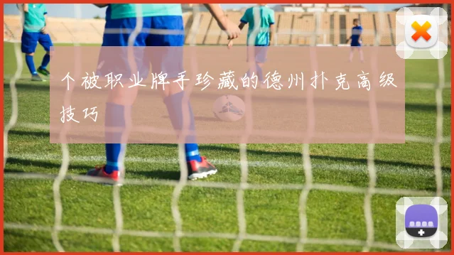 个被职业牌手珍藏的德州扑克高级技巧