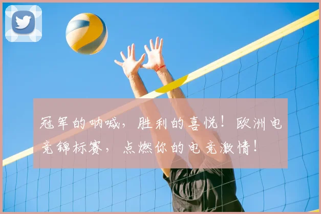 冠军的呐喊，胜利的喜悦！欧洲电竞锦标赛，点燃你的电竞激情！