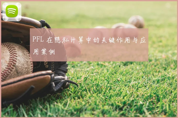 PFL 在隐私计算中的关键作用与应用案例