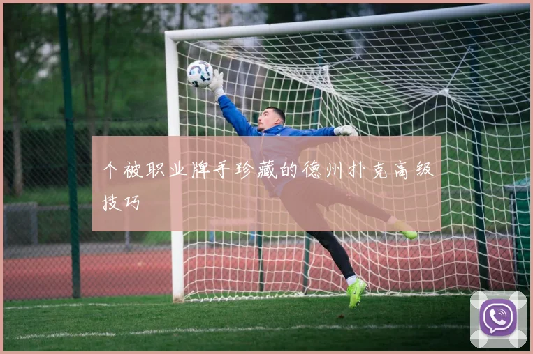 个被职业牌手珍藏的德州扑克高级技巧