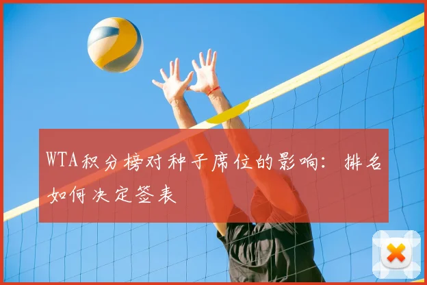 WTA积分榜对种子席位的影响：排名如何决定签表