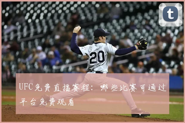 UFC免费直播赛程:哪些比赛可通过平台免费观看